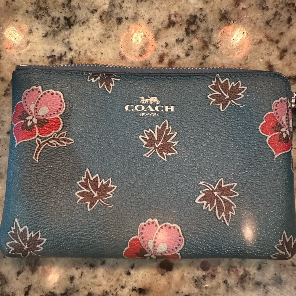 Coach Blue Floral Women's Bag